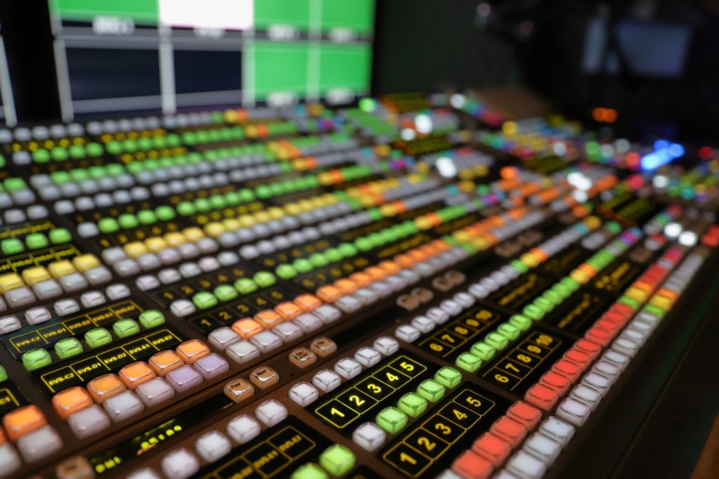 Broadcast Video production Switcher used in live events and television shows